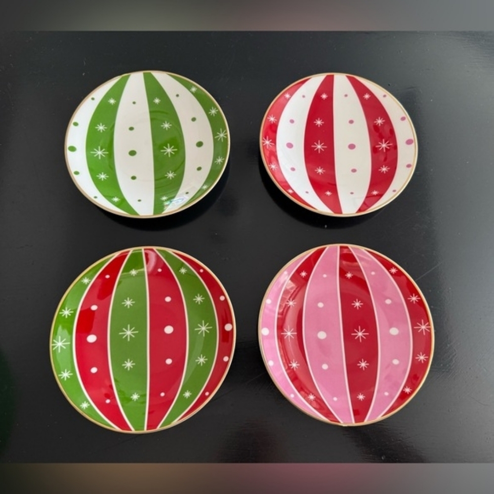 Kate Spade Christmas Plates